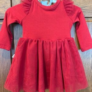 Little Sleepies Red Baby Outfit